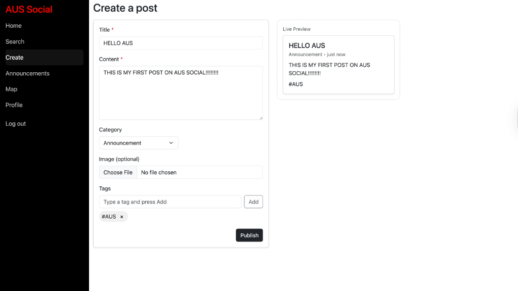 Create Post